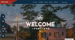 Desktop Screenshot of ci.portland.me.us